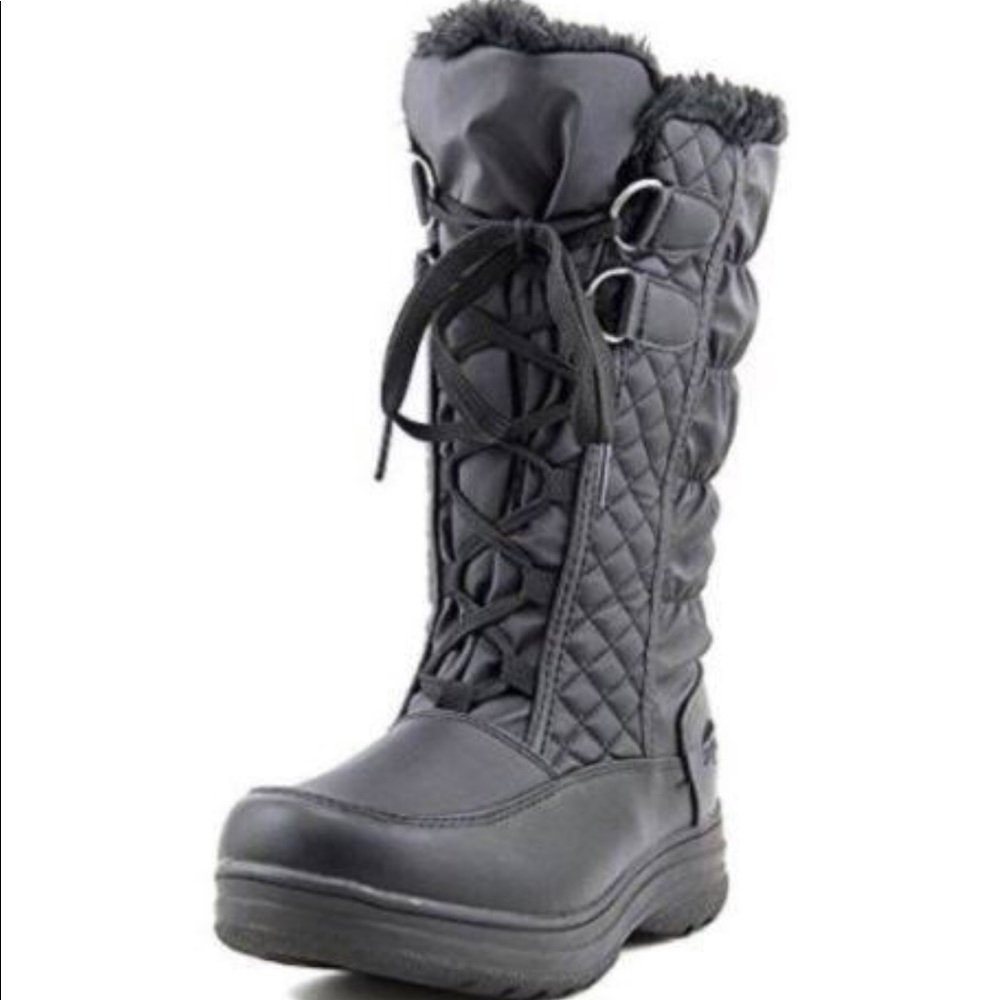 Totes Women's Donna Double Zip Winter Boots